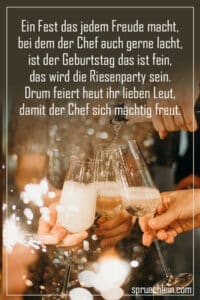 Geburtstagswünsche für Chef / Chefin - lustig, stilvoll & förmlich